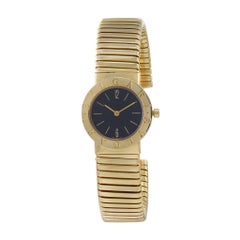 Bulgari Tubogas 18K Yellow Gold Quartz
