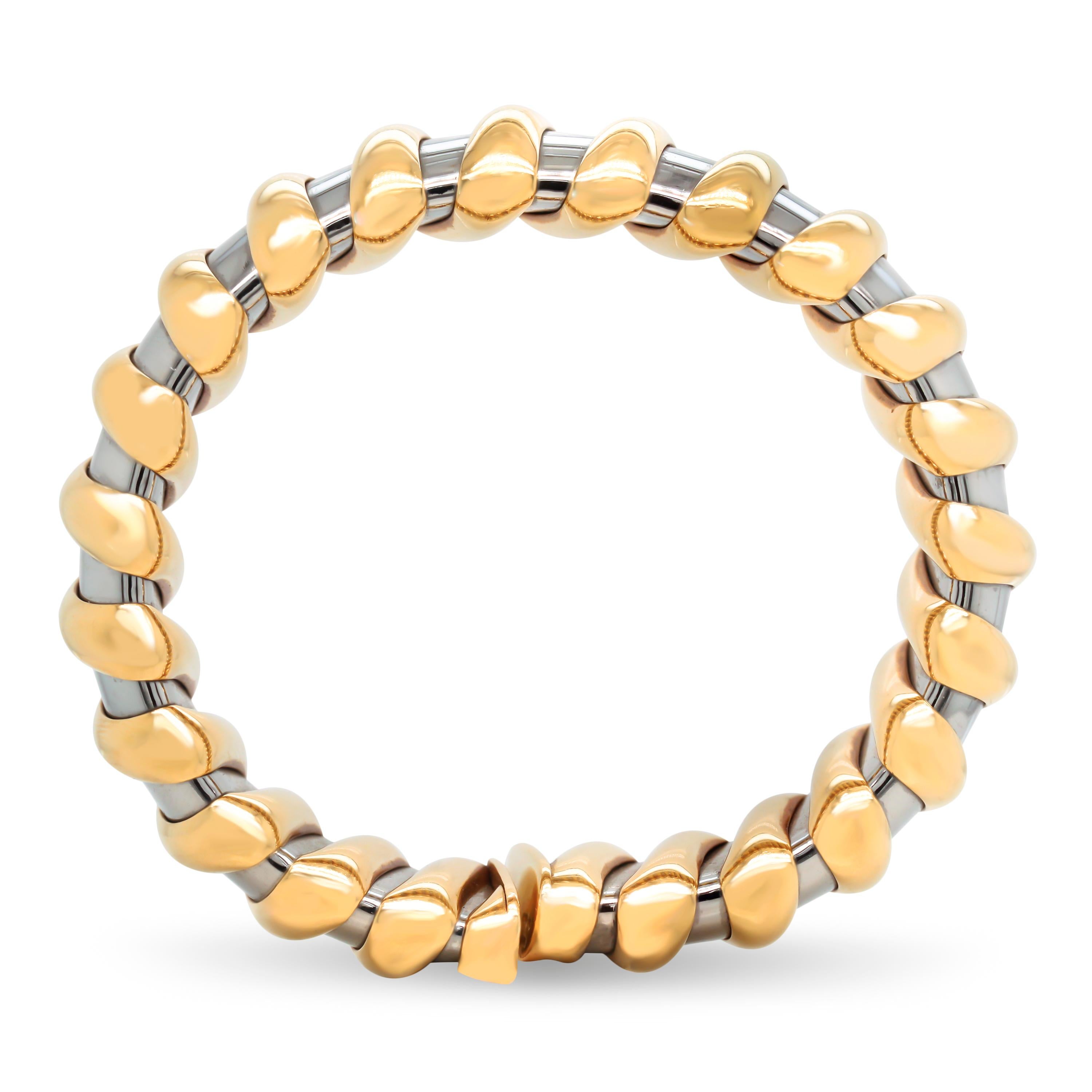 gold tubogas bracelet