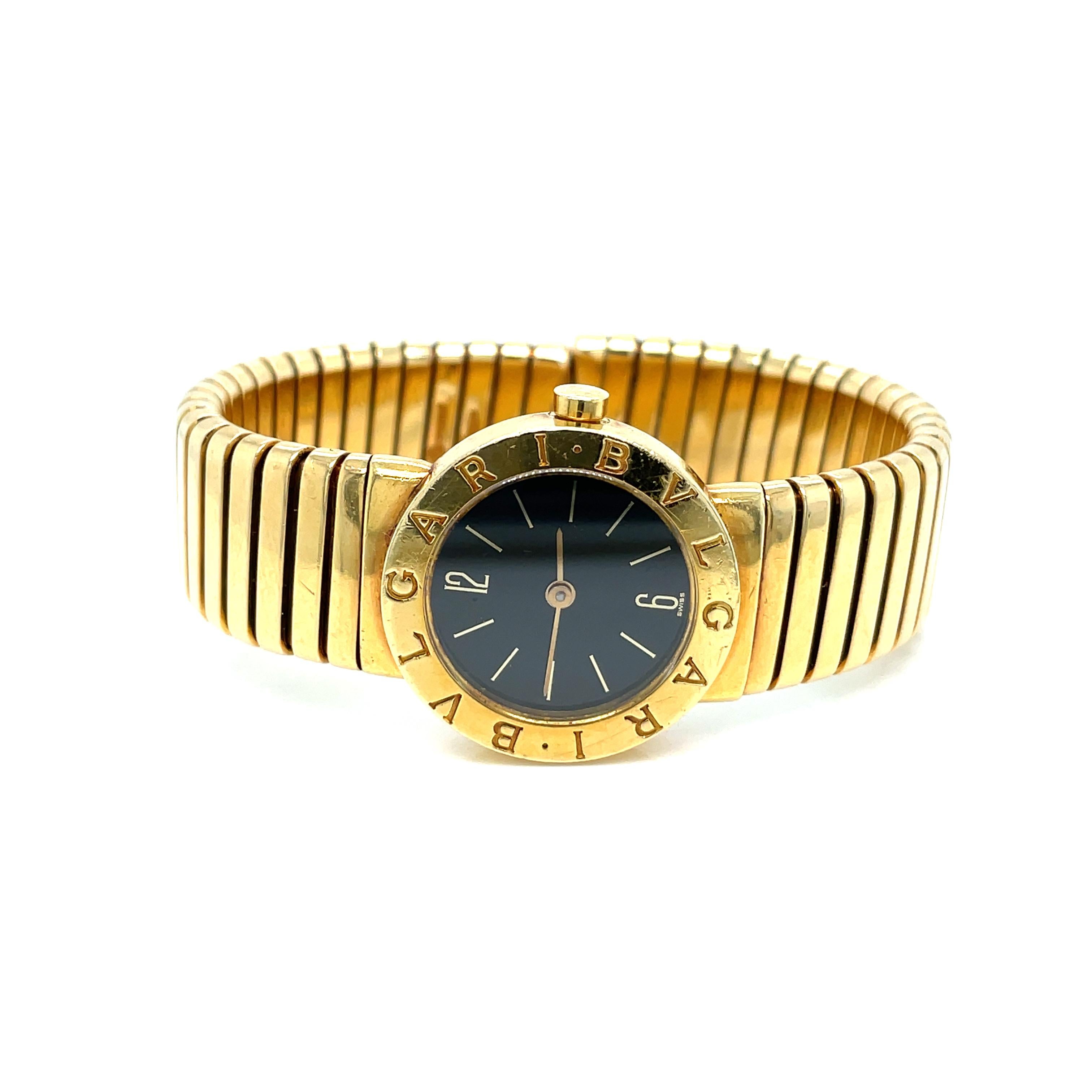 Reloj Bulgari Tubogas Oro Amarillo 18k Contemporáneo en venta
