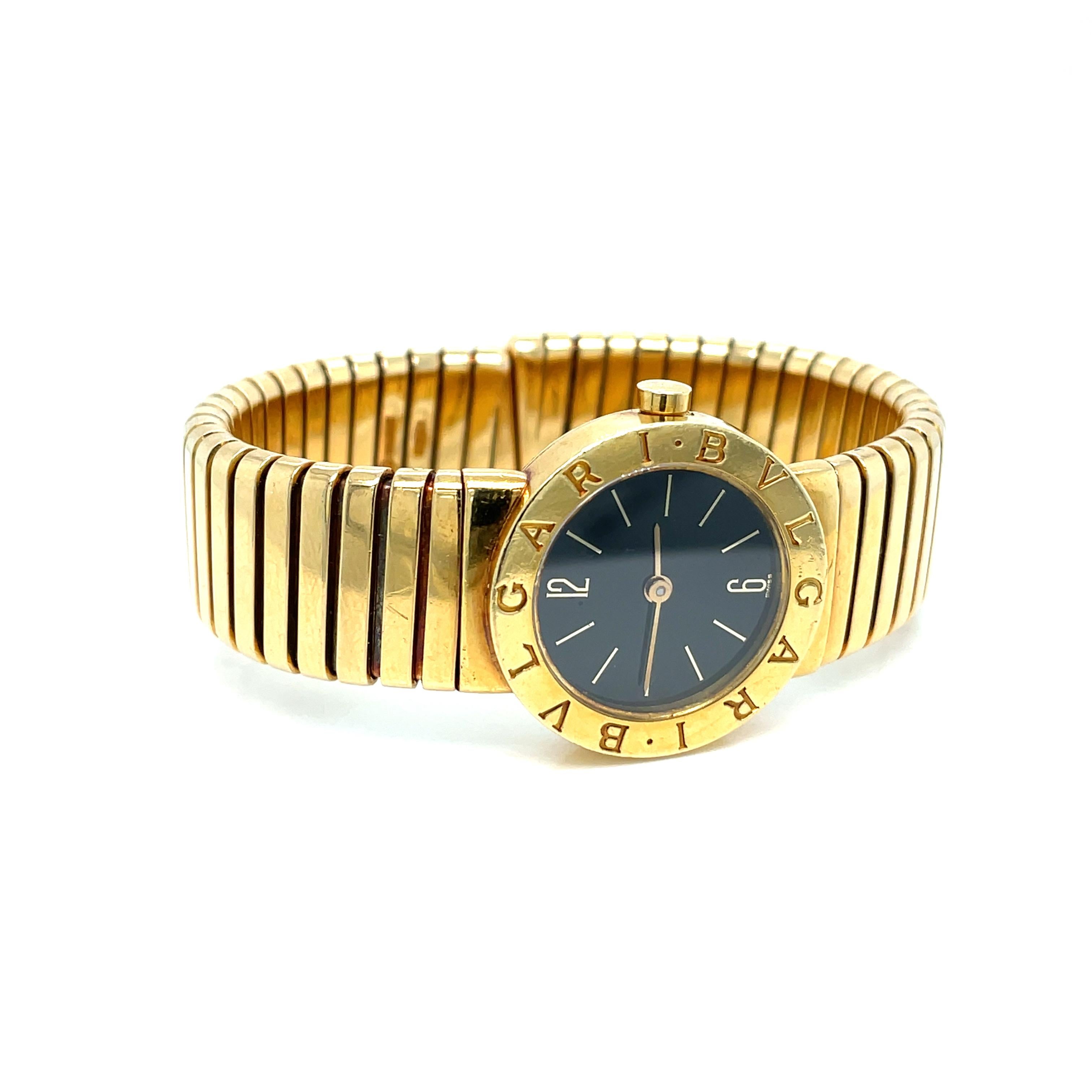Reloj Bulgari Tubogas Oro Amarillo 18k en Excelente estado para la venta en Napoli, NA