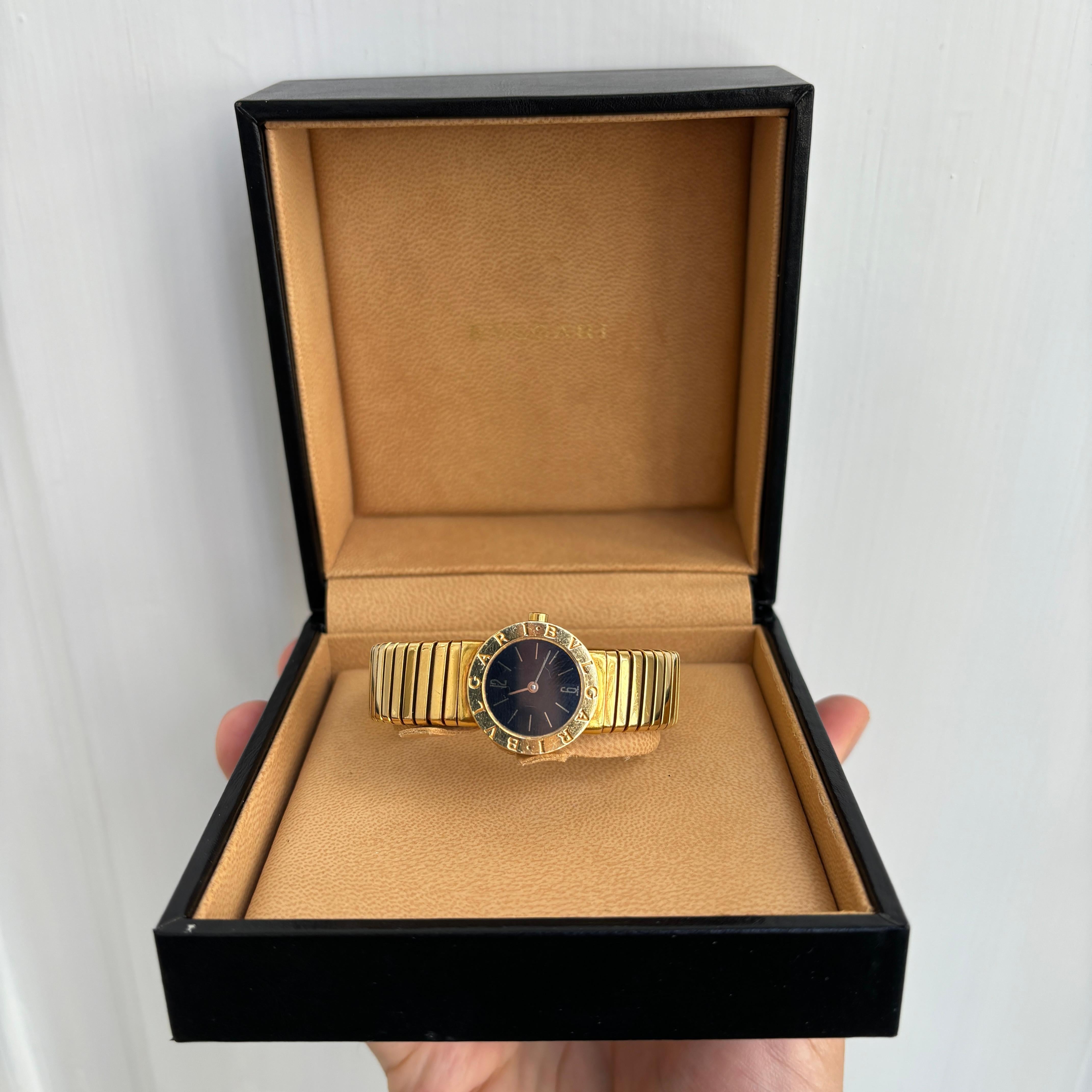 Reloj Bulgari Tubogas Oro Amarillo 18k en venta 2