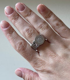 Bulgari Tubogas Diamond White Gold Ring