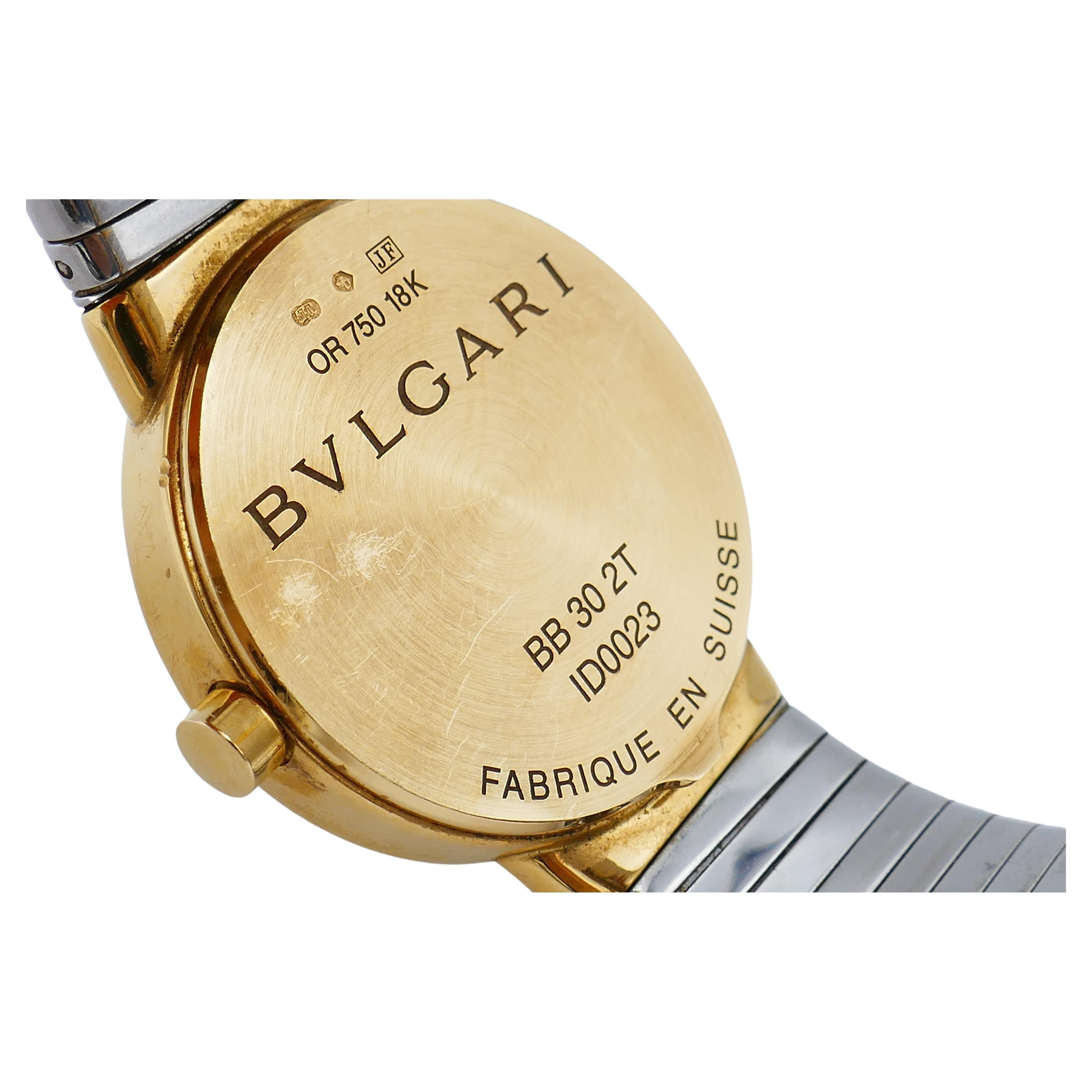 Bulgari Tubogas Gold Uhr Edelstahlarmband 4