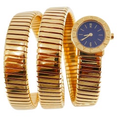 Used Bulgari Tubogas Gold Wrap Watch