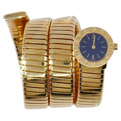 Used Bulgari Tubogas Gold Wrap Watch