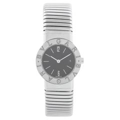 Used Bulgari Tubogas Ladies Stainless Steel Quartz Watch BB 26 2TS