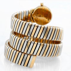 Bulgari Tubogas Ladies Tri-Color Bvlgari Watch BB191T