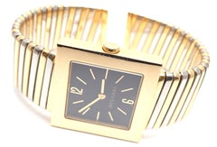 Bulgari Tubogas Quadrato Yellow Gold and Stainless Steel Bracelet Watch SQ292T