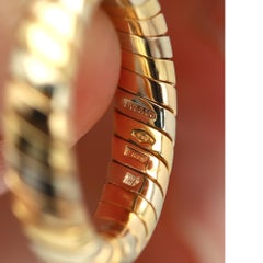 Bulgari Tubogas Ring 18k Gold Finger size 6