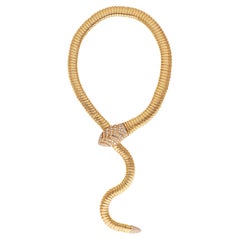 BULGARI Tubogas Serpenti Necklace