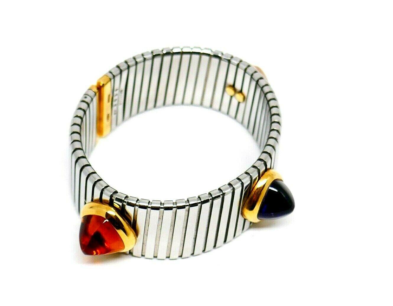 bvlgari steel bracelet