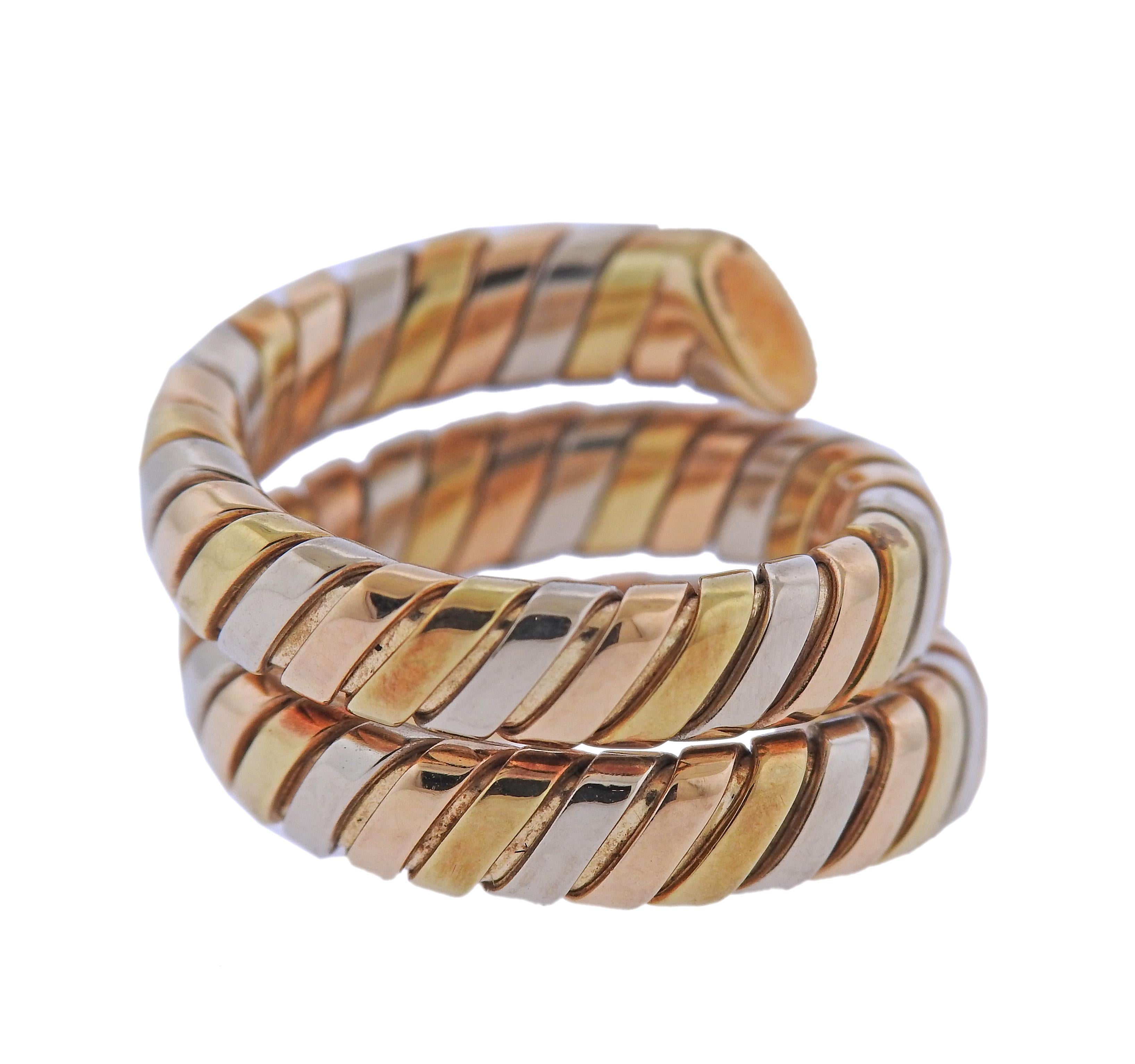 bulgari tri color ring