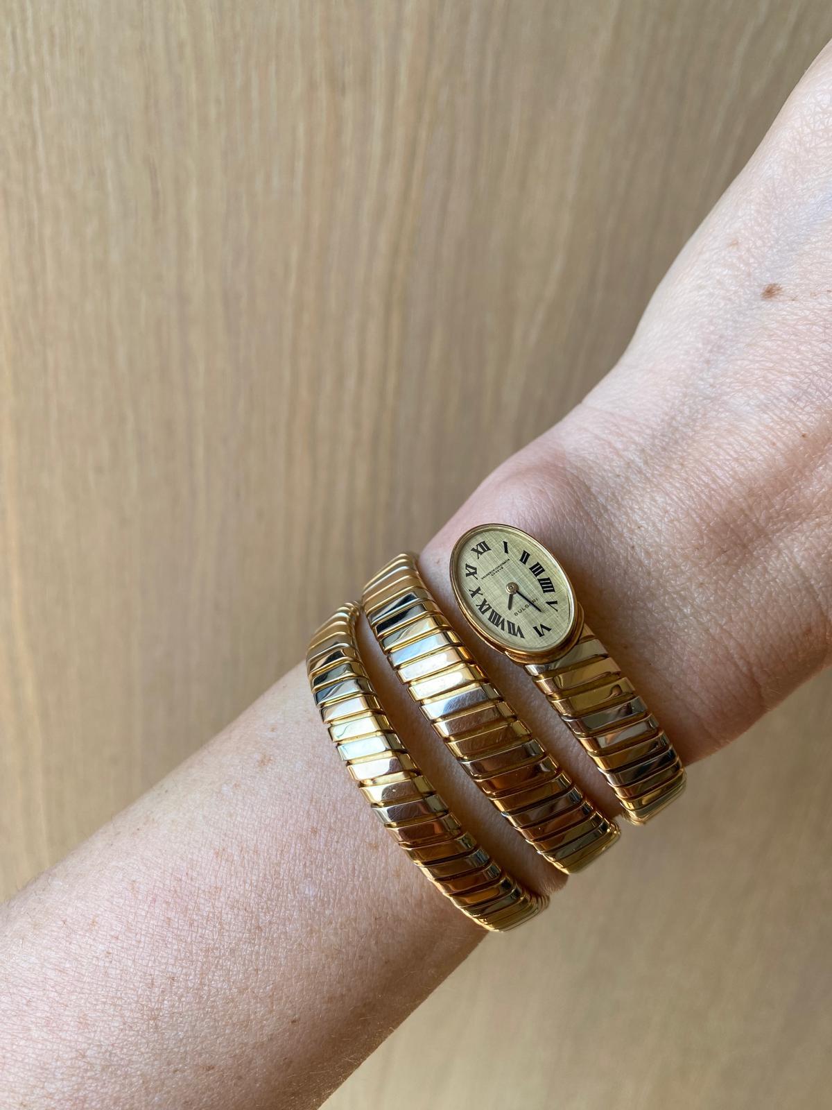 Reloj de señora Bulgari Tubogas de oro tricolor de Vacheron Constantin 6