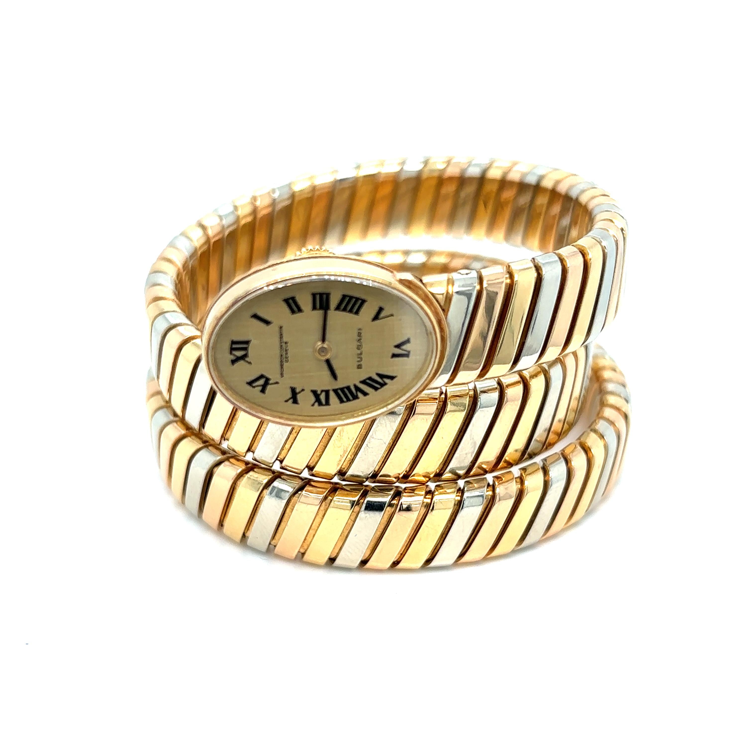 De las mujeres Reloj de señora Bulgari Tubogas de oro tricolor de Vacheron Constantin