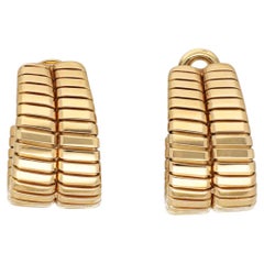BULGARI Tubogas Two-Row Hoop Earrings