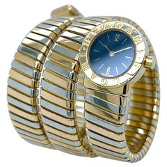 BULGARI Tubogas Two Tone Gold Watch