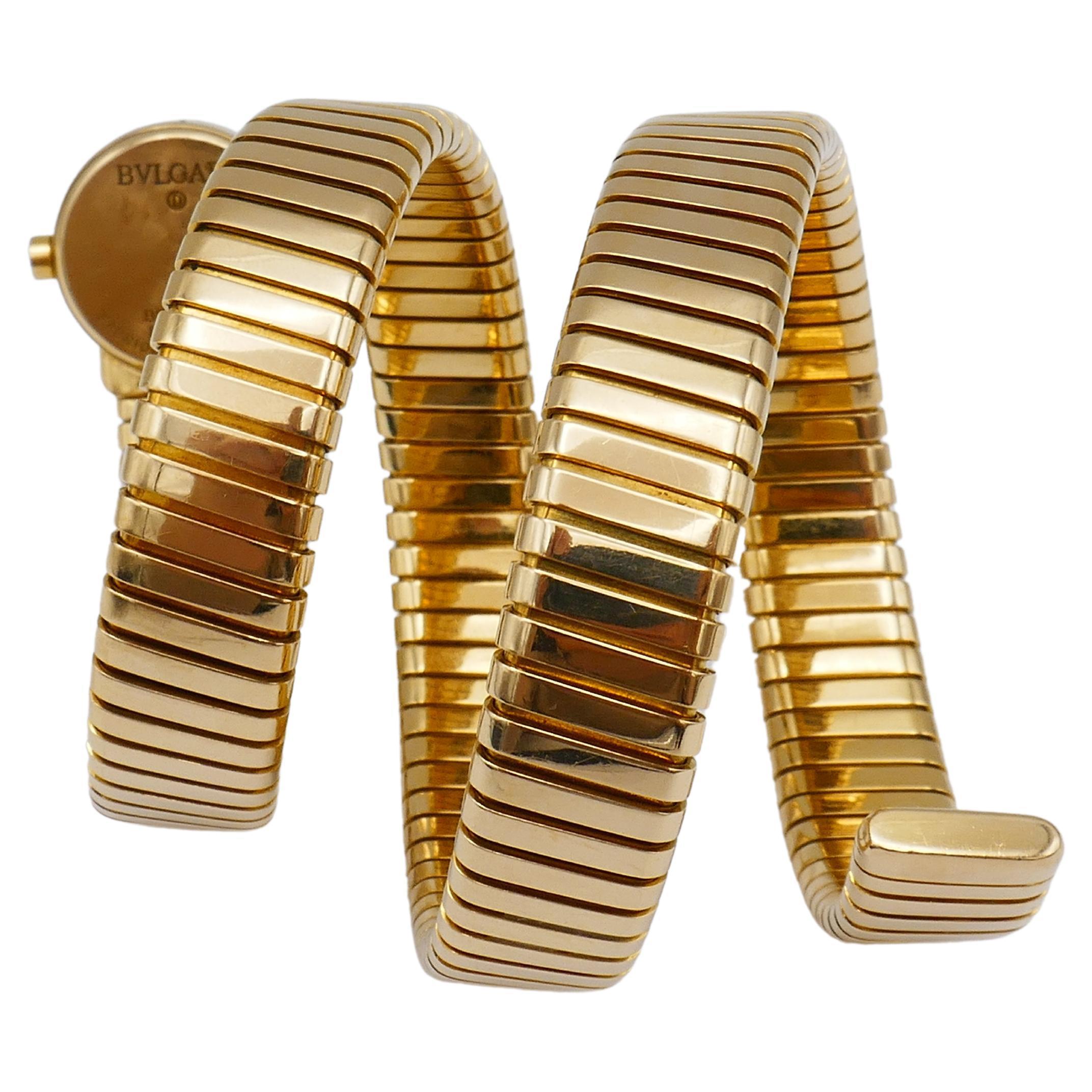 Bulgari Tubogas Watch Yellow Gold 1