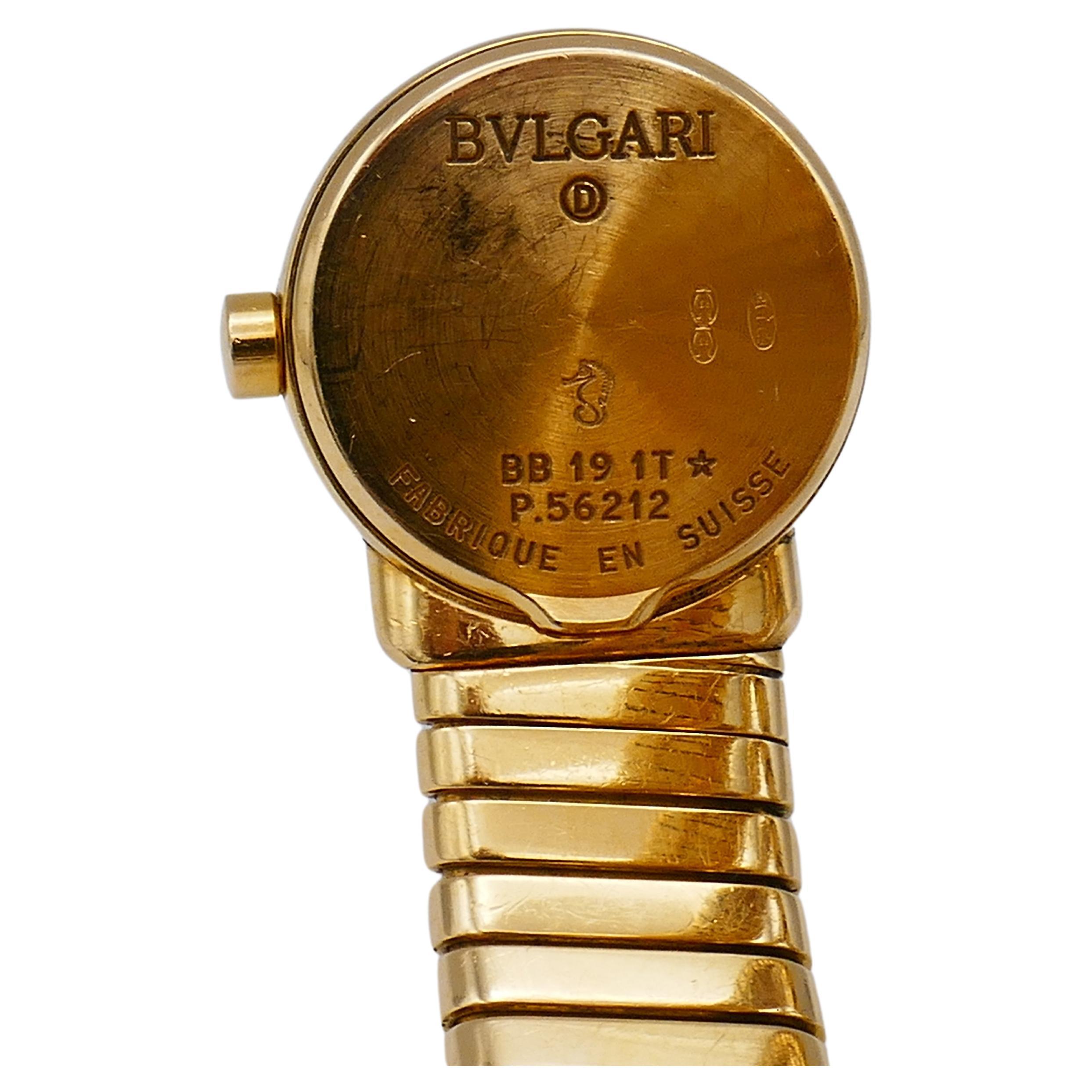 Bulgari Tubogas Watch Yellow Gold 2