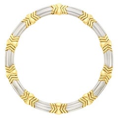 Bulgari Two-Color 18k Gold Necklace