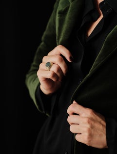 Bulgari 18kt yellow gold 'Monete' copper coin ring, circa 1970-80