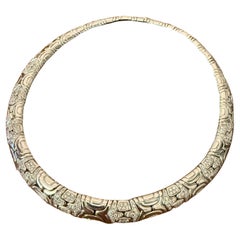 Bulgari Vintage Alveare Diamonds 18kt white gold Necklace