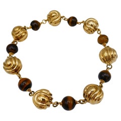 Bulgari Collar de Oro Vintage Ojo de Tirador