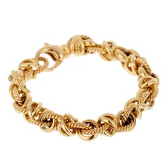 Bulgari Vintage Gelbgold Kette Armband