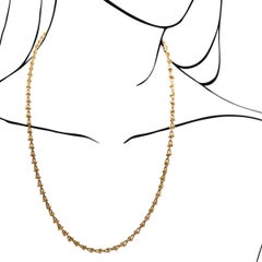 Bulgari Vintage Yellow Gold Sautoir Necklace
