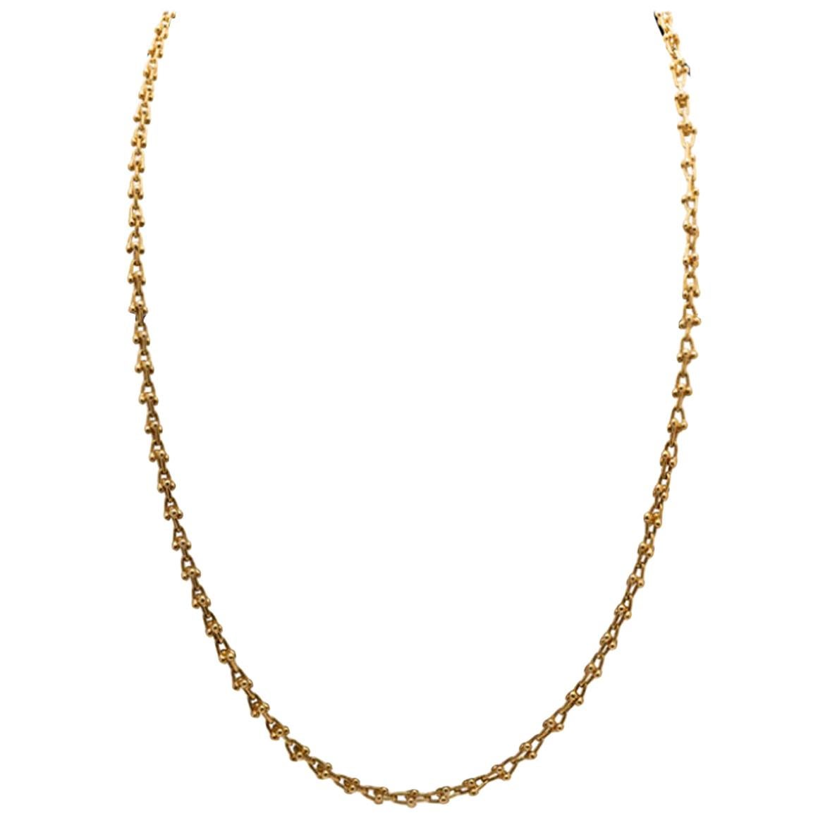 Bulgari Vintage Yellow Gold Sautoir Necklace