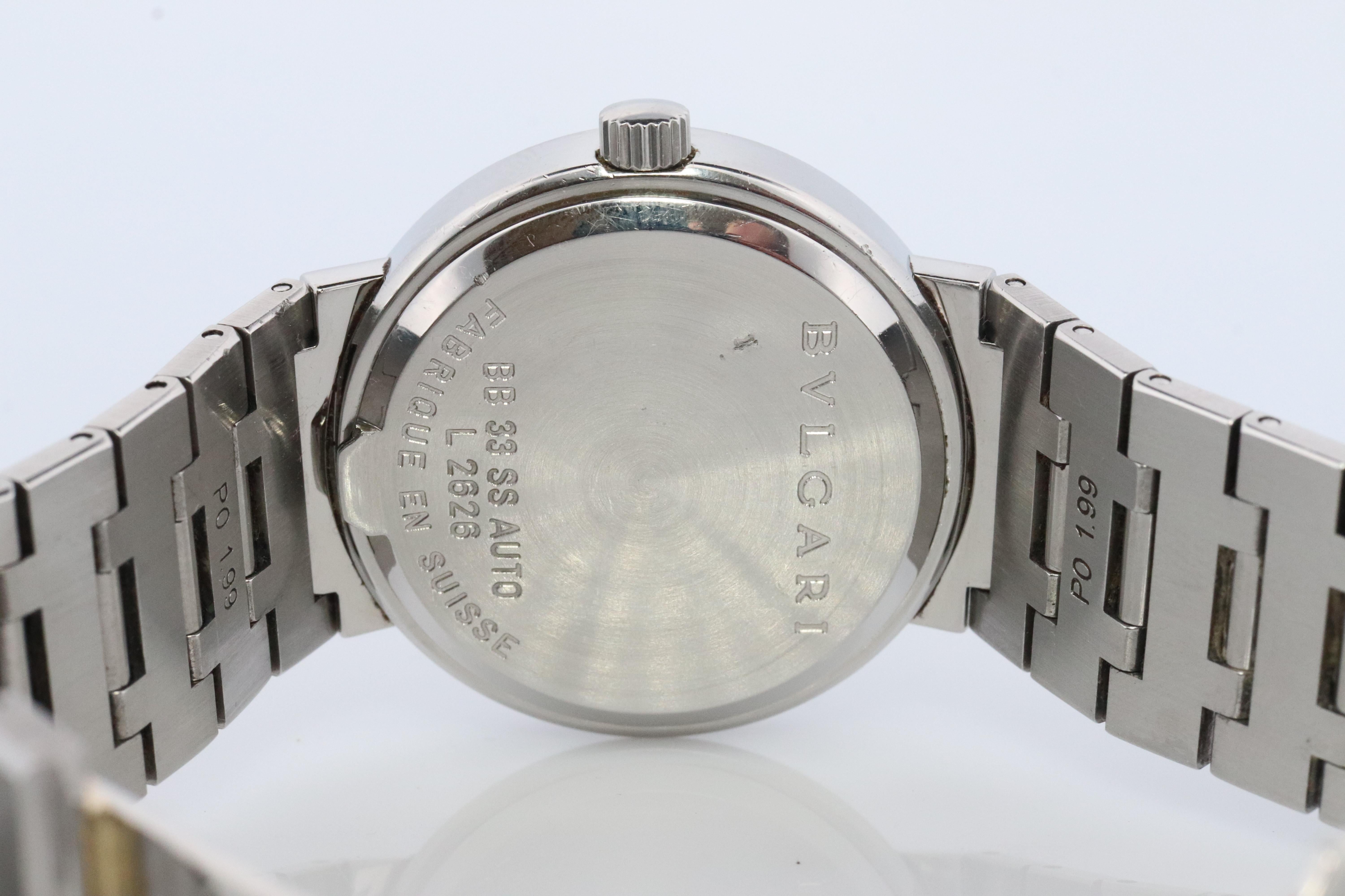 Montre Bulgari. Montre automatique pour hommes Bvlgari BB 33 SS Acier inoxydable Pour hommes en vente