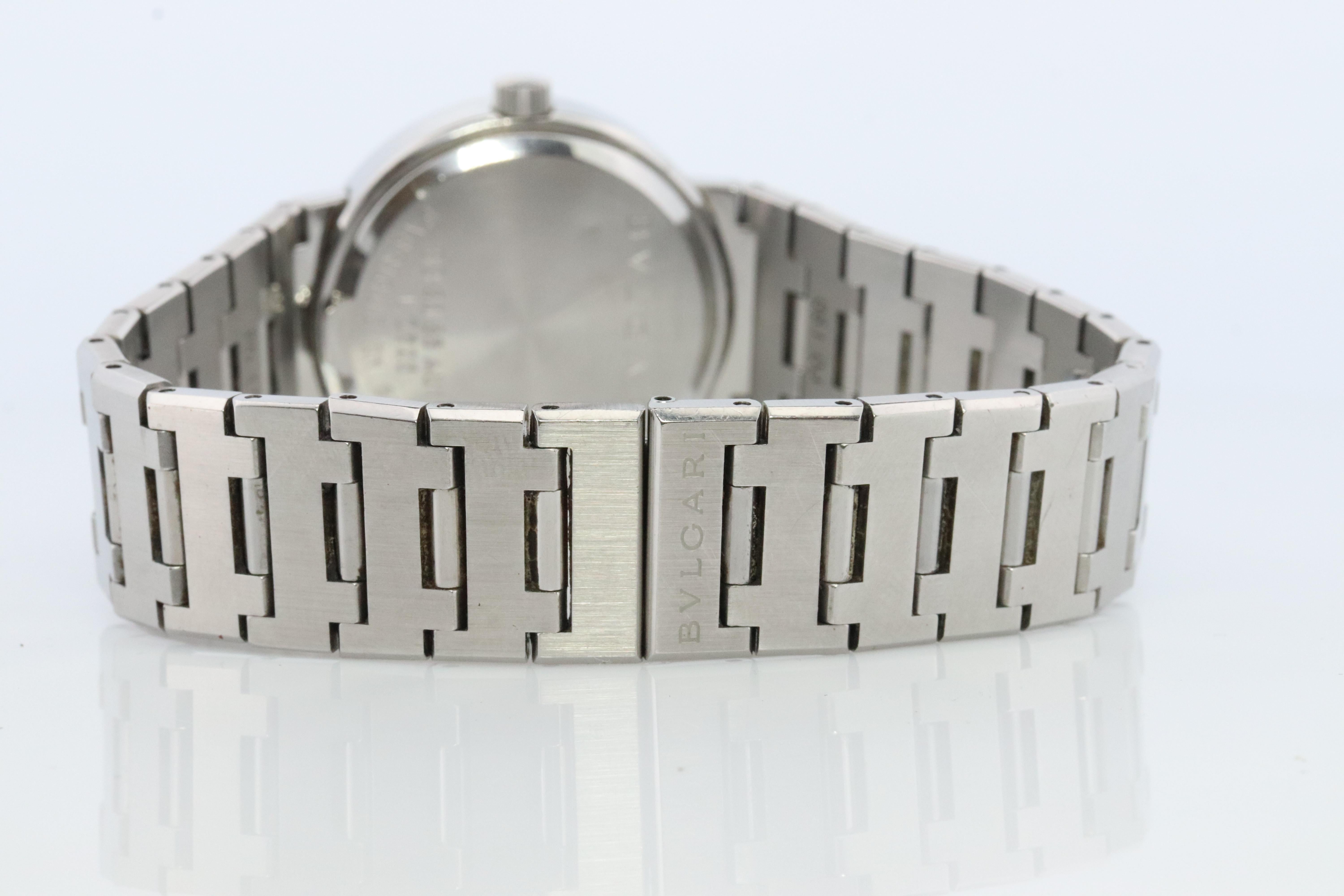 Montre Bulgari. Montre automatique pour hommes Bvlgari BB 33 SS Acier inoxydable en vente 3