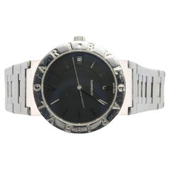 Bulgari-Uhr. Bvlgari BB 33 SS Automatik-Herrenuhr. Rostfreier Stahl