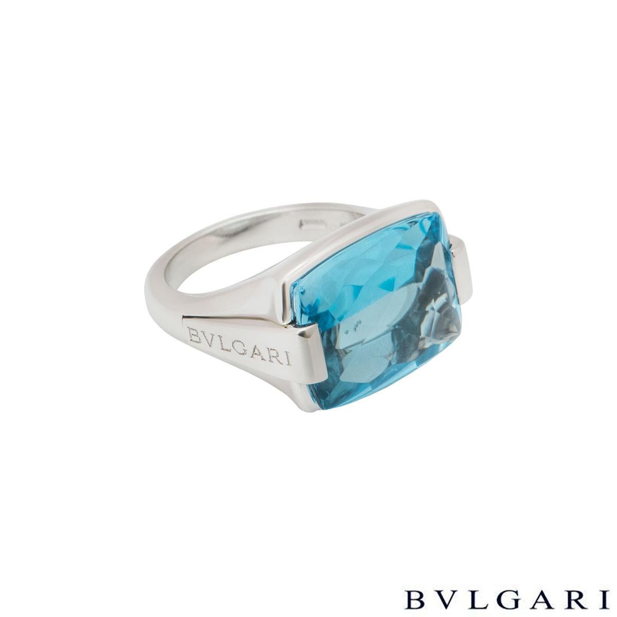 bulgari blue topaz ring