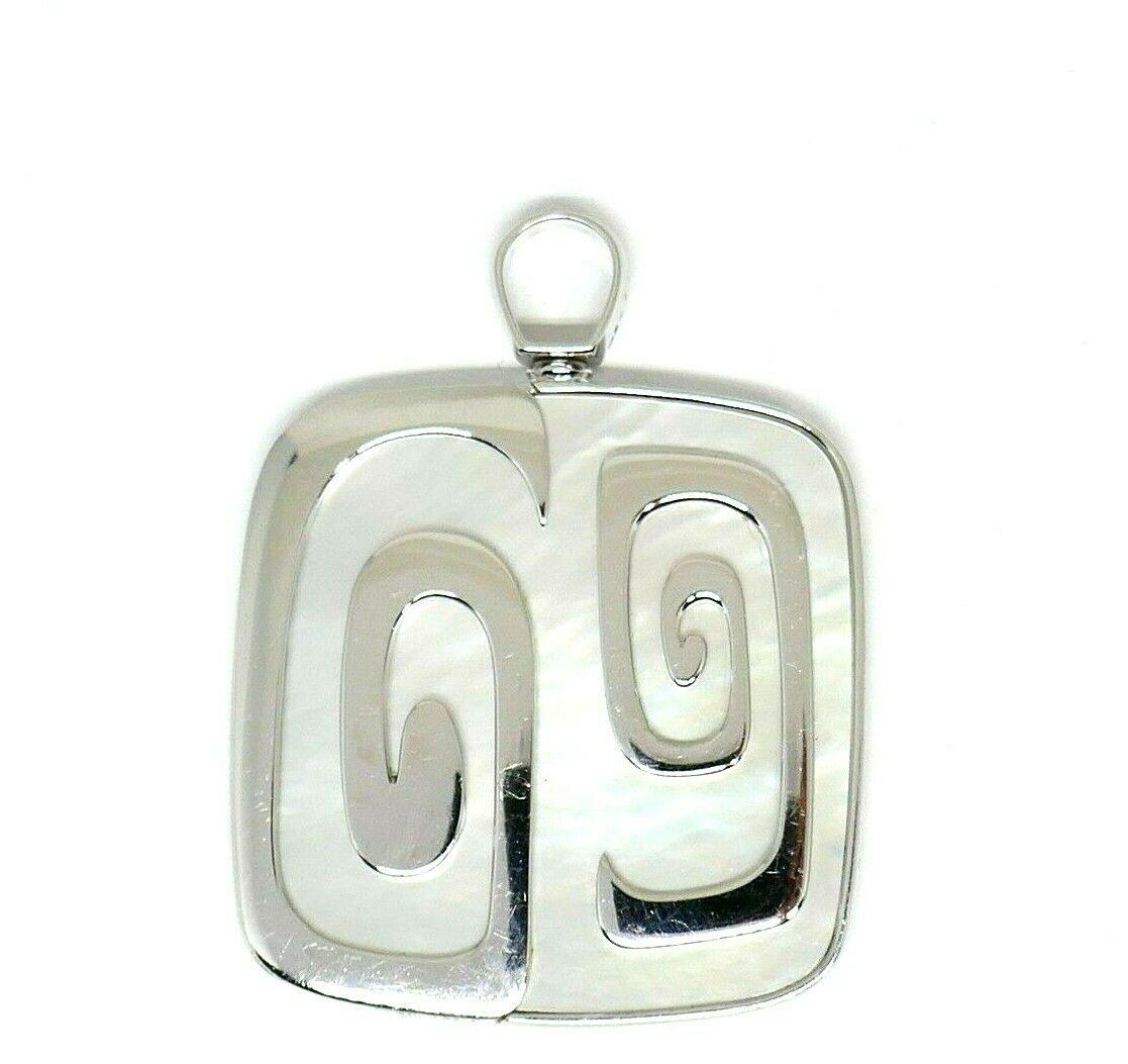 Mixed Cut Bulgari White Gold Mother of Pearl Theme Limited Edition Pendant