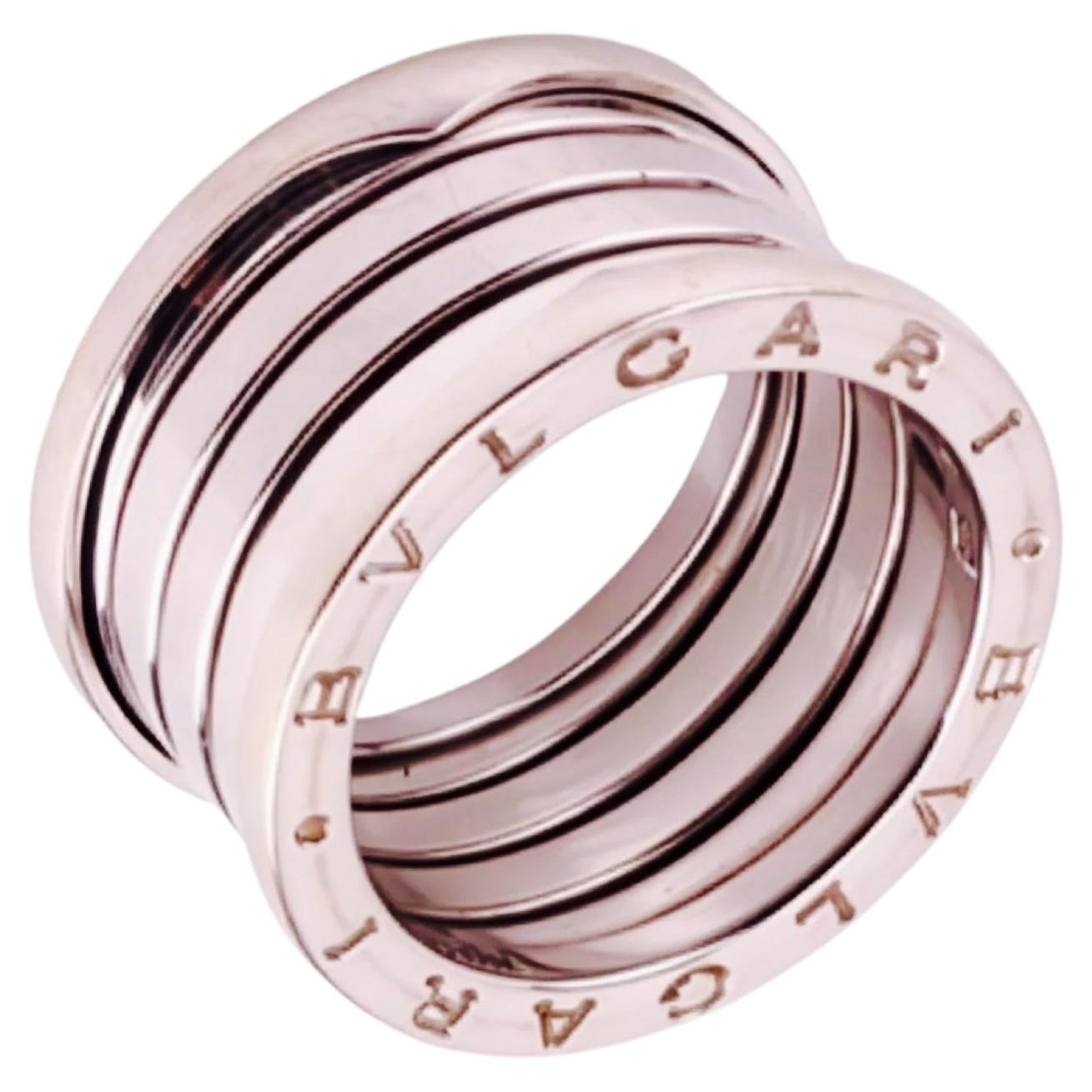 Bulgari B Zero 1-Ring aus Weißgold, breit