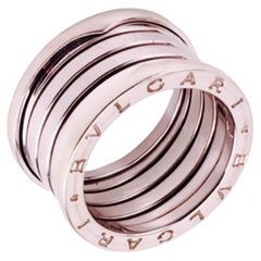 Bulgari white gold wide B Zero 1 ring