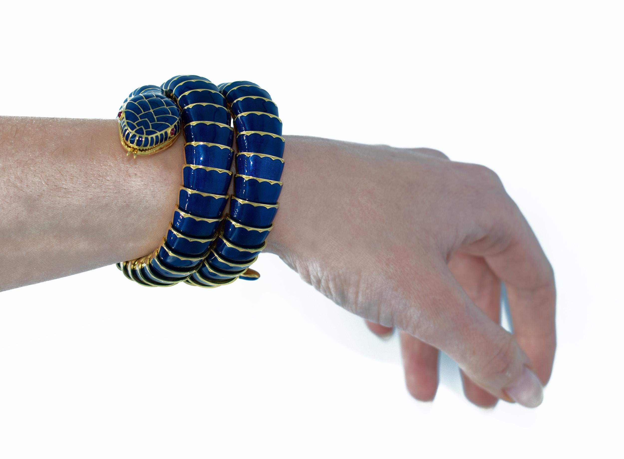 Bulgari x Jaeger-LeCoultre Serpenti Secret Watch Bracelet For Sale 1