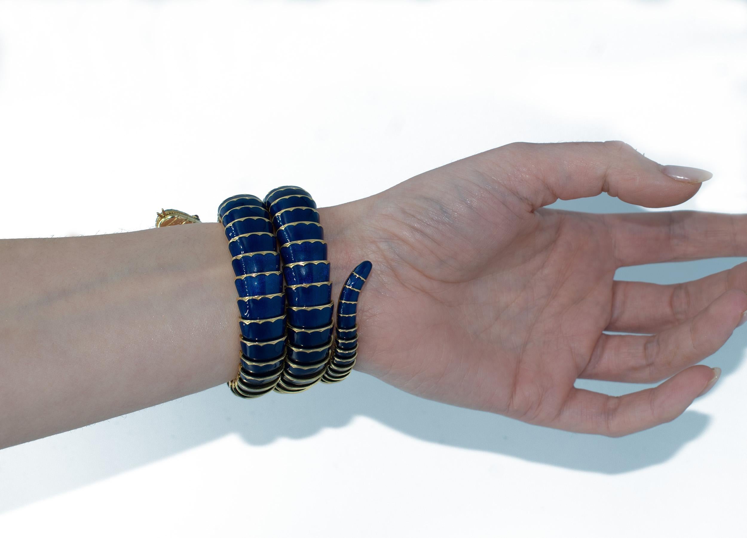 Bulgari x Jaeger-LeCoultre Serpenti Secret Watch Bracelet For Sale 2