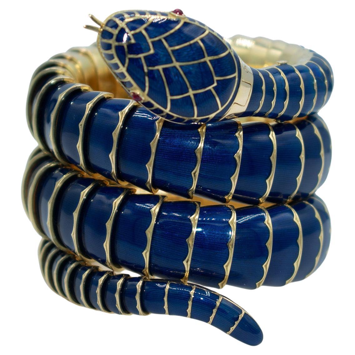 Bulgari x Jaeger-LeCoultre Serpenti Secret Watch Bracelet
