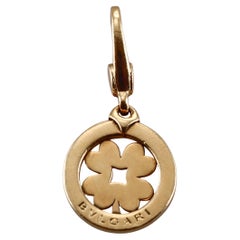 Bulgari Yellow Gold Clover Charm Pendant
