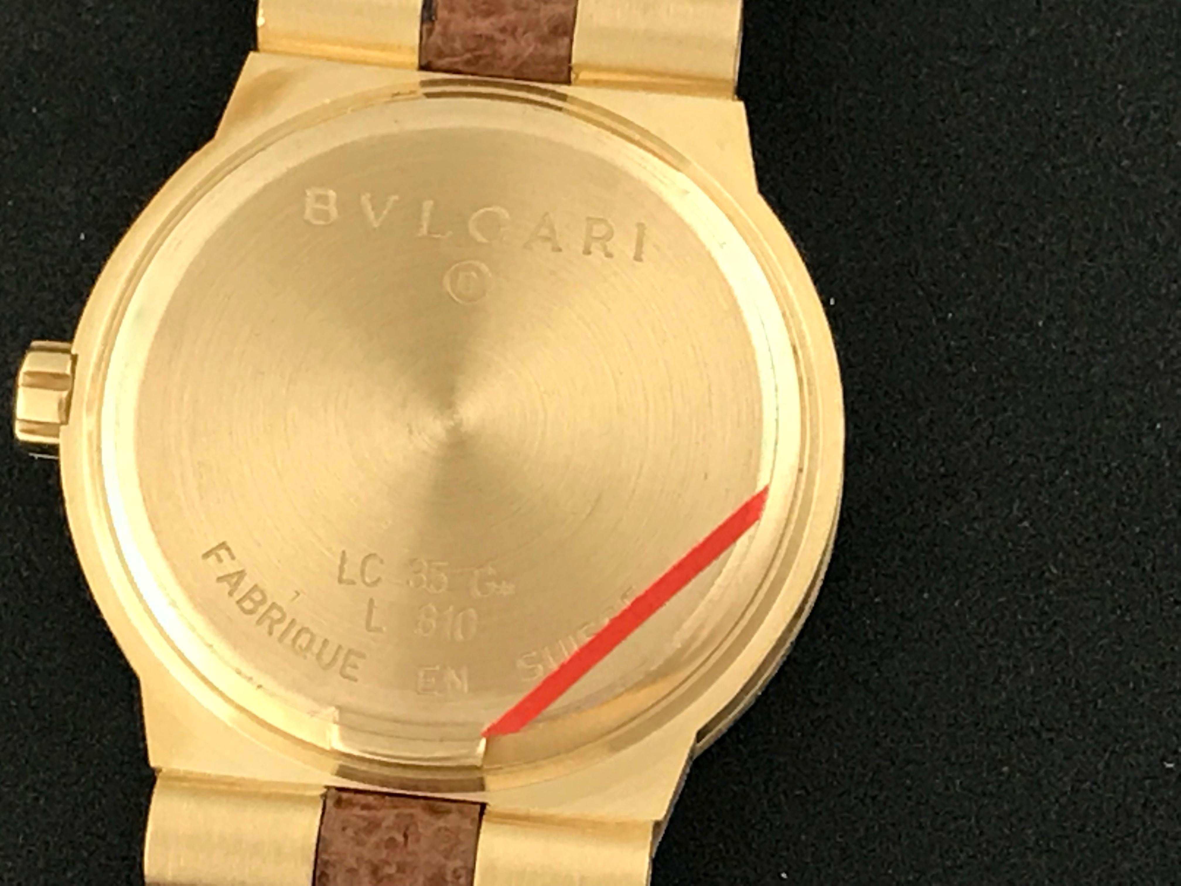 Bulgari Yellow Gold Diagono Automatic Wristwatch 2