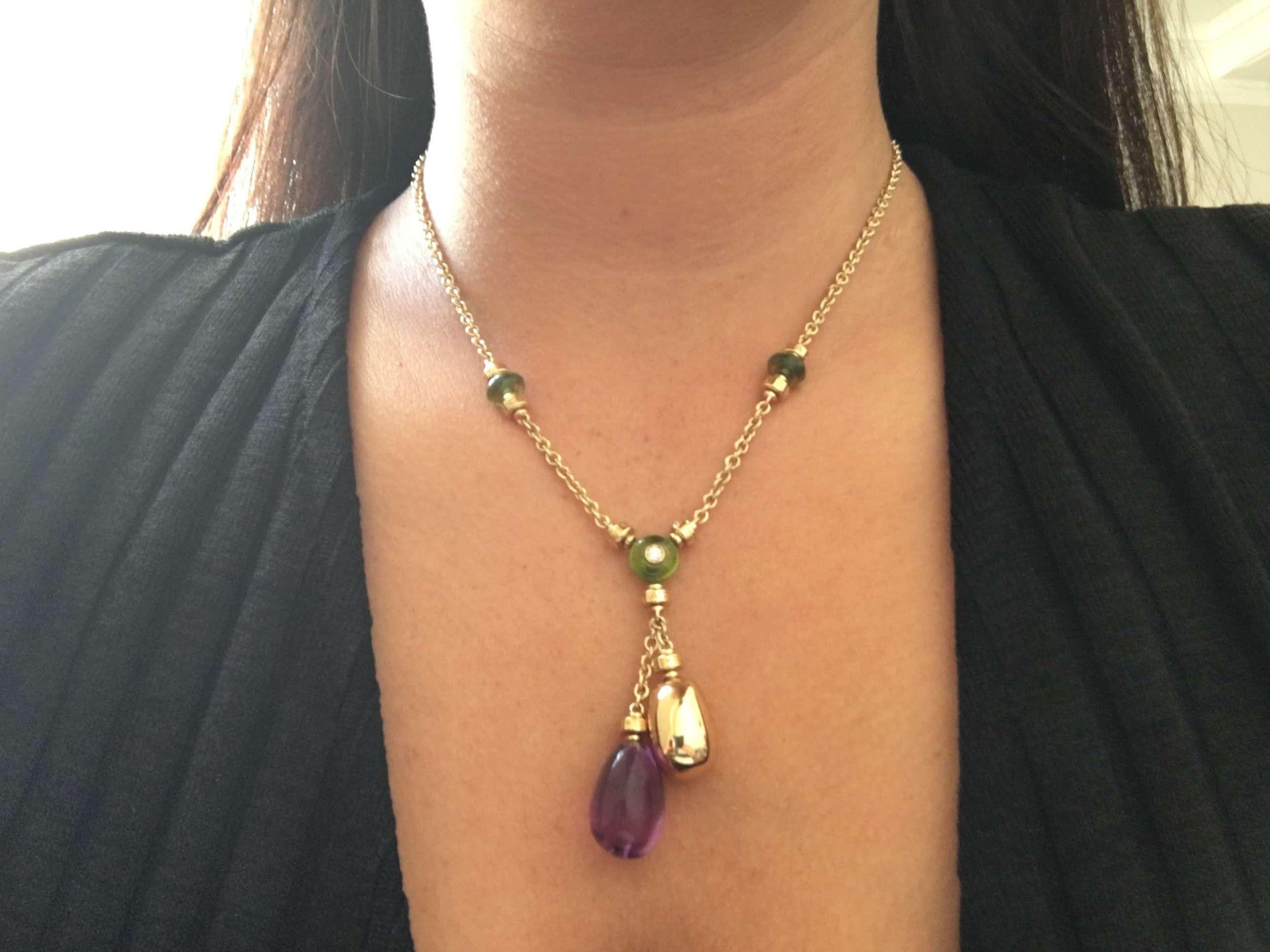bulgari gemstone necklace