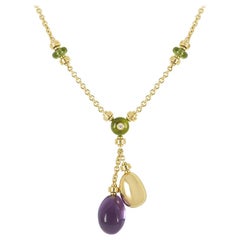 Bulgari Yellow Gold Multi-Gemstone Mediterranean Eden Necklace