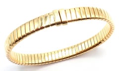 Bulgari Yellow Gold Tubogas Snake Bangle Bracelet
