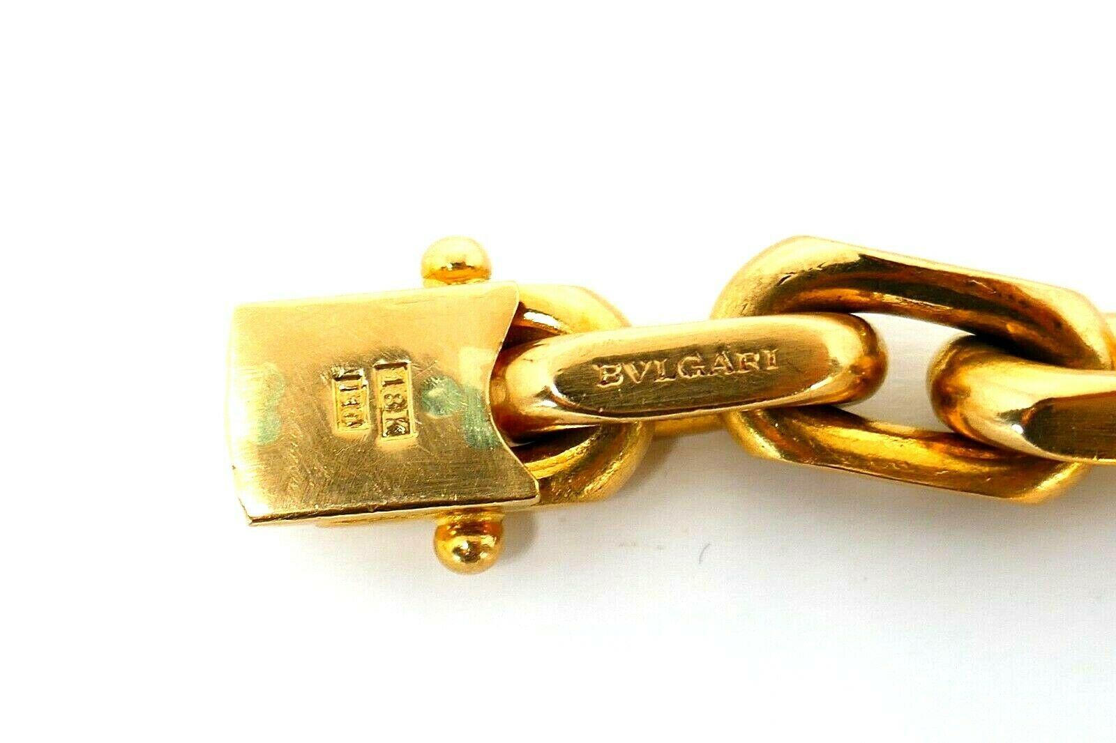 Bulgari Yellow Gold Vintage Chain Bracelet 2