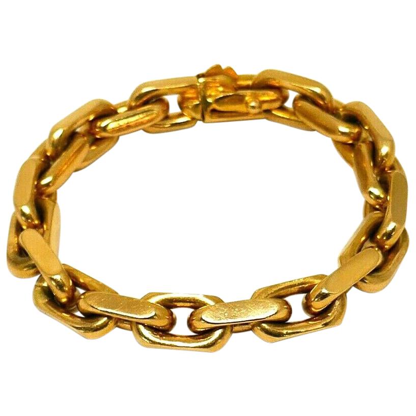 Bulgari Yellow Gold Vintage Chain Bracelet
