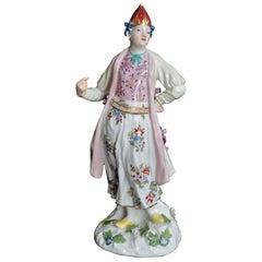 Bulgarian Woman in Porcelain of Meissen, circa 1745-1750
