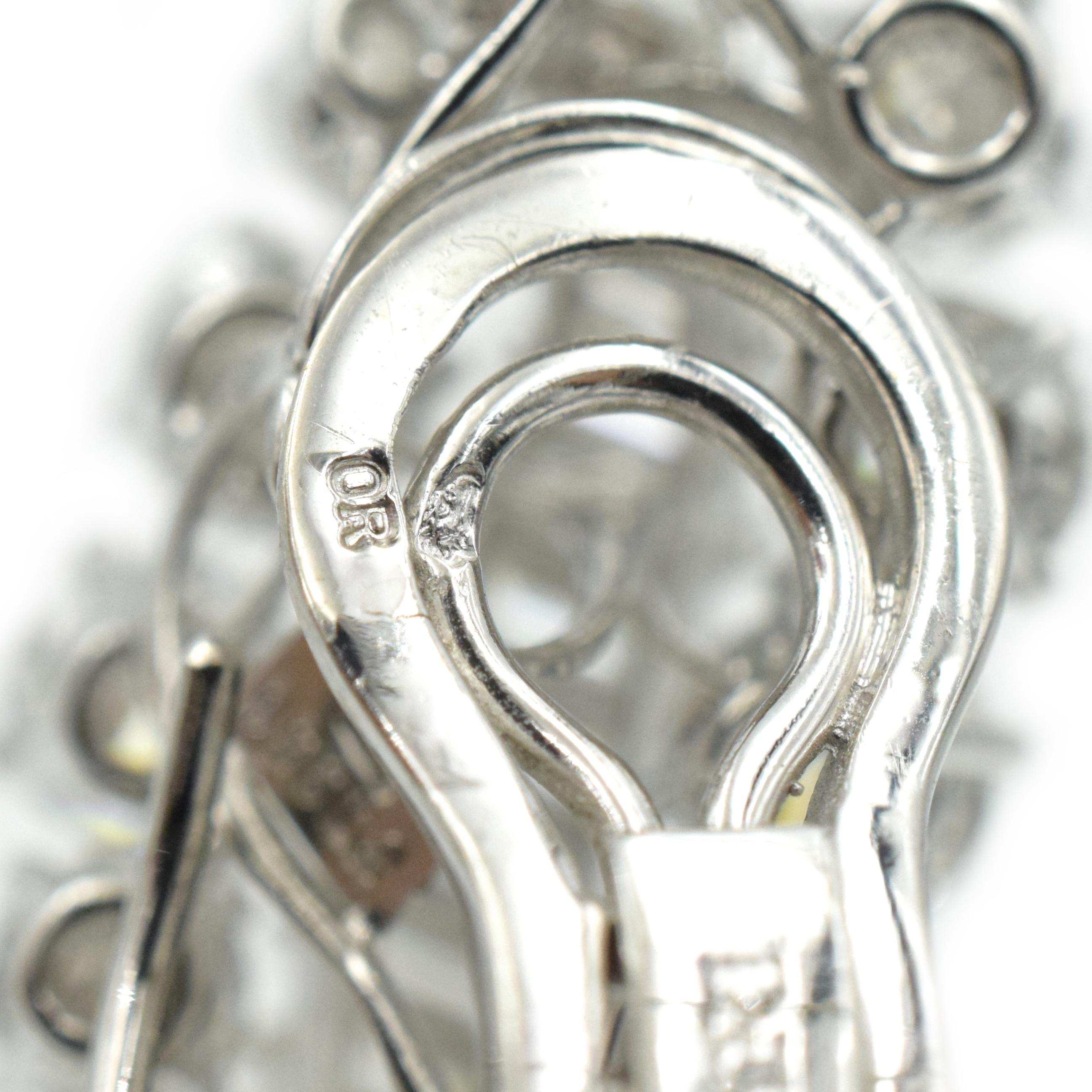 diamond clip on earrings