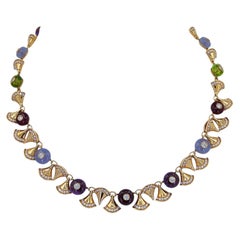 Bulgari's Divas' Dream Colored Gem Necklace