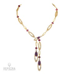 Bulgari's Multi-colored Gem Diamond 'Elisa' Set